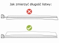 Jak zmierzyć listwę